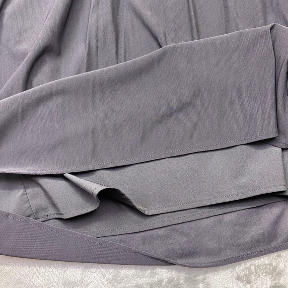 Halara Black Wide Leg Flowy Palazzo Pants Elastic Waist Lounge Travel Sz 31" - Picture 5 of 9